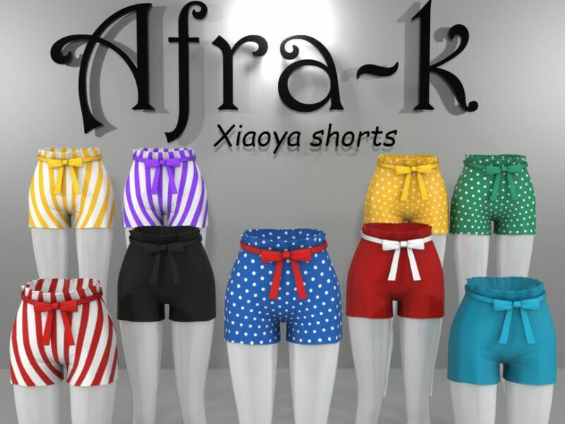 Xiaoya Shorts By Akaysims 2 sims 4 cc xiaoya shorts by akaysims 2