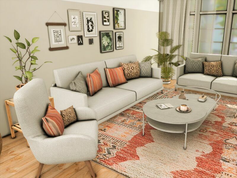 ZEA Living Room (TSR Only CC) By Xogerardine 2 sims 4 cc zea living room tsr only cc by xogerardine 4