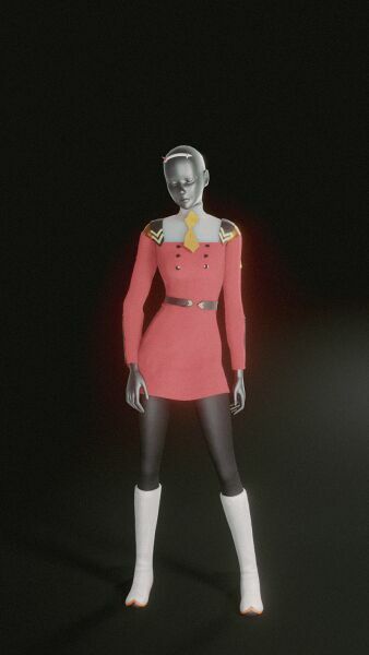 Zero TWO Outfit By _Volfe_ 3 sims 4 cc zero two outfit by volfe 3