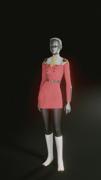 Zero TWO Outfit By _Volfe_ 2 sims 4 cc zero two outfit by volfe 4