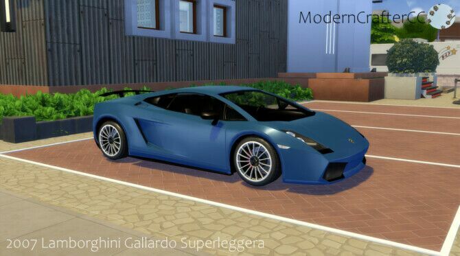 2007 Lamborghini Gallardo Superleggera 1 2007 Lamborghini Gallardo Superleggera Sims 4 CC
