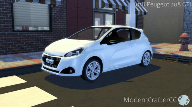 2018 Peugeot 208 GTI 1 2018 Peugeot 208 GTI Sims 4 CC