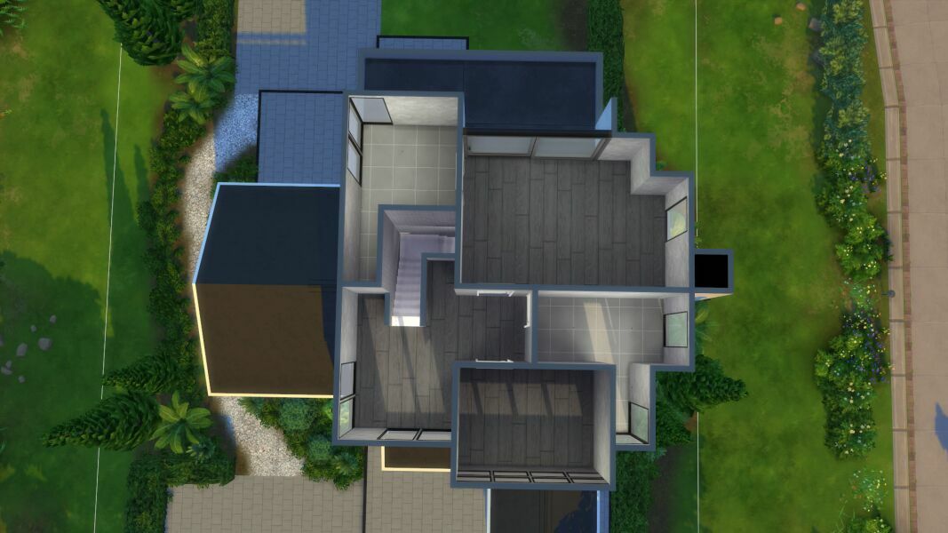 sims 4 cc 24 oak ave home shell 5