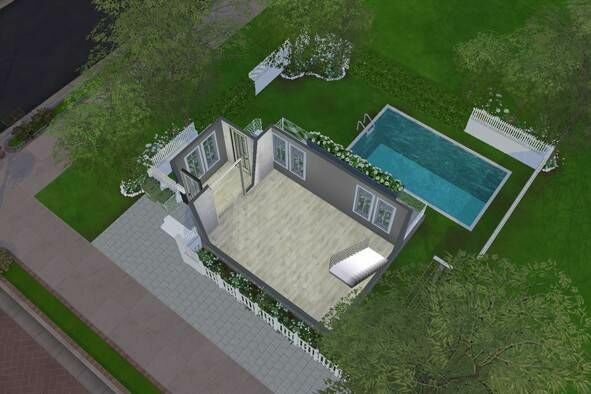 47 Willow Lane – Shell 3 sims 4 cc 47 willow lane shell 3
