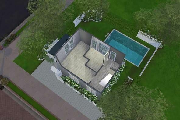 47 Willow Lane – Shell 2 sims 4 cc 47 willow lane shell 4