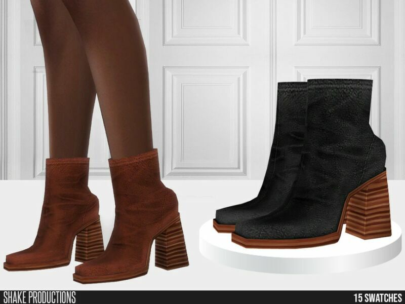 809 – High Heel Boots By Shakeproductions 1 809 – High Heel Boots By Shakeproductions Sims 4 CC
