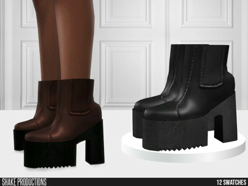 836 – High Heel Boots By Shakeproductions 1 836 – High Heel Boots By Shakeproductions Sims 4 CC