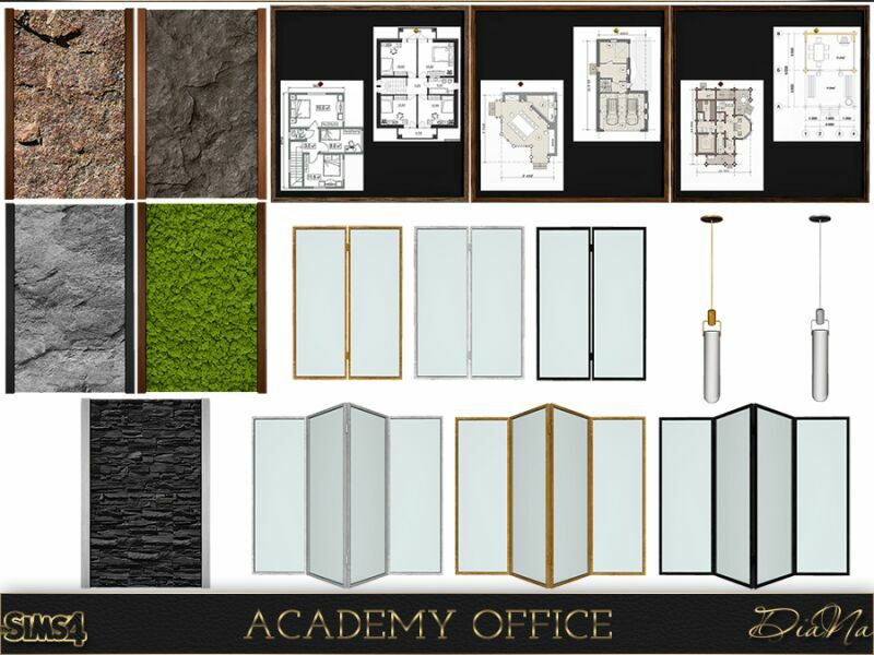 Academy Office By Dianasims 4 sims 4 cc academy office by dianasims 4