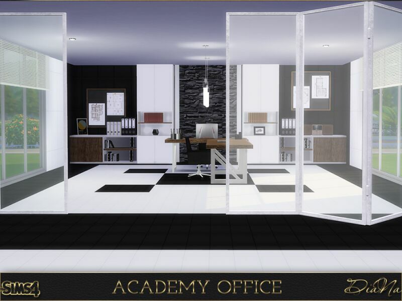 Academy Office By Dianasims 3 sims 4 cc academy office by dianasims 5