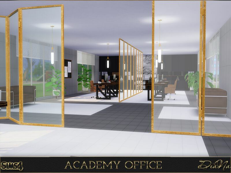 Academy Office By Dianasims 2 sims 4 cc academy office by dianasims 6