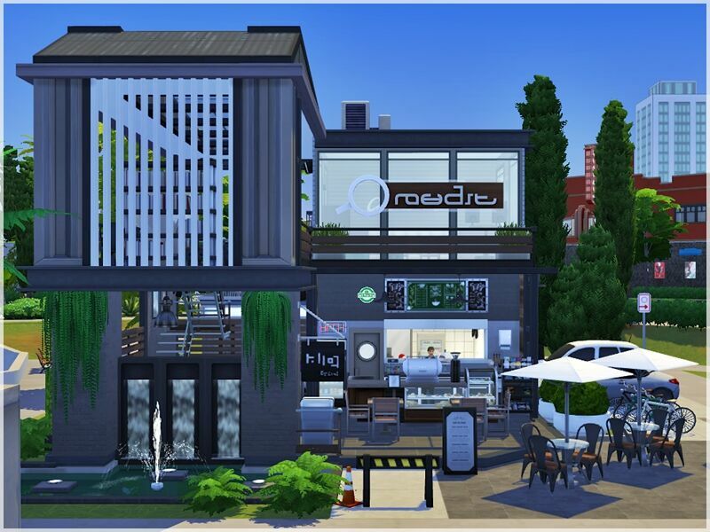 ACE Coffee Shop (Cafe) 7 sims 4 cc ace coffee shop cafe 2