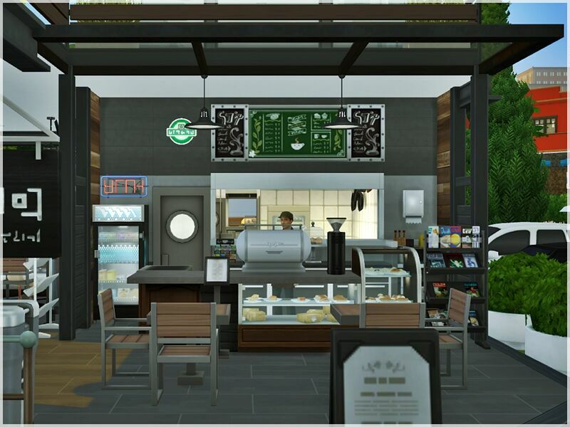 ACE Coffee Shop (Cafe) 6 sims 4 cc ace coffee shop cafe 3