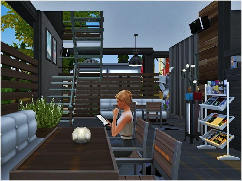 ACE Coffee Shop (Cafe) 5 sims 4 cc ace coffee shop cafe 4