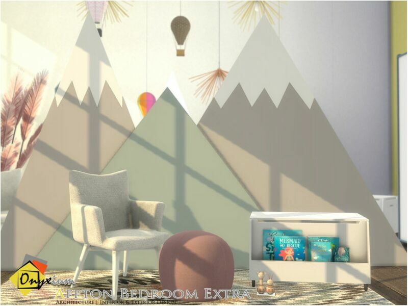 Affton Bedroom Extra By Onyxium 1 Affton Bedroom Extra By Onyxium Sims 4 CC