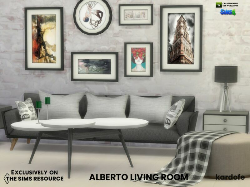 Alberto Living Room By Kardofe 2 sims 4 cc alberto living room by kardofe 5