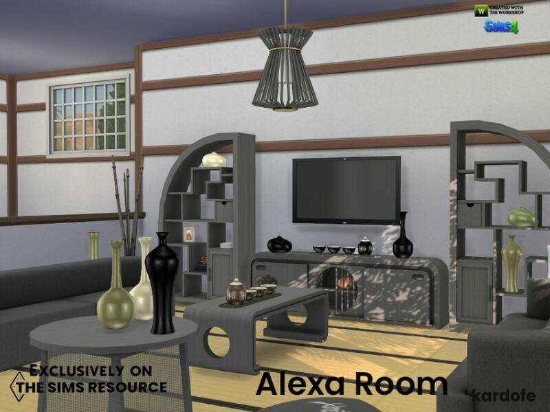Alexa Room By Kardofe 4 sims 4 cc alexa room by kardofe 4