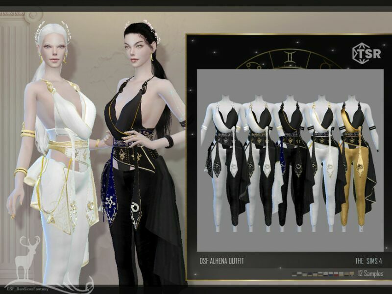 Alhena Outfit By Dansimsfantasy 2 sims 4 cc alhena outfit by dansimsfantasy 2