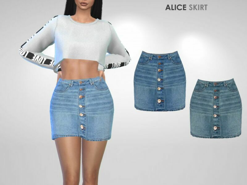 Alice Skirt By Puresim 1 Alice Skirt By Puresim Sims 4 CC