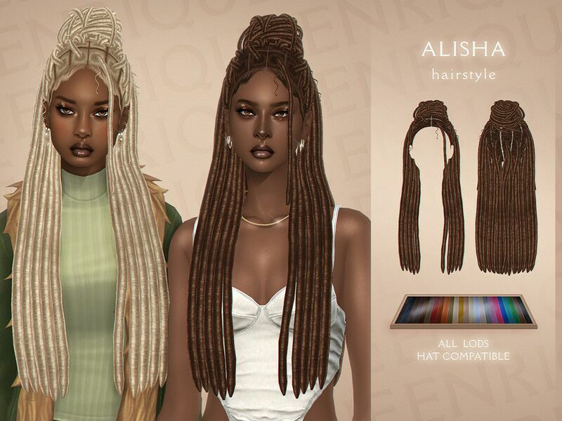 Alisha Hairstyle By Enriques4 1 Alisha Hairstyle By Enriques4 Sims 4 CC
