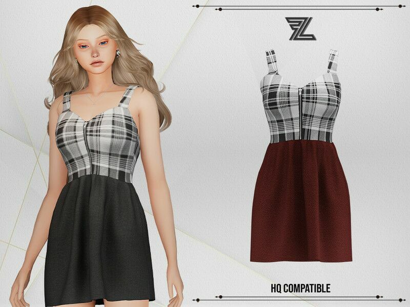 Aliyah Dress By Forlima 1 Aliyah Dress By Forlima Sims 4 CC
