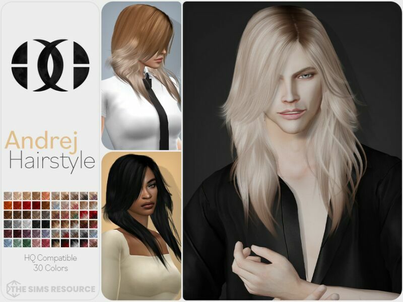 Andrej Hairstyle By Darknightt 1 Andrej Hairstyle By Darknightt Sims 4 CC