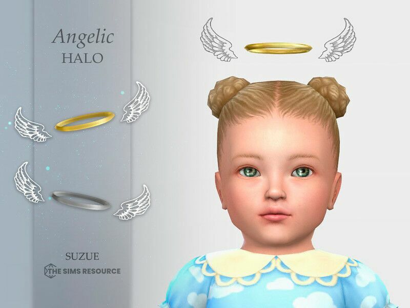 Angelic Halo Infant By Suzue 1 Angelic Halo Infant By Suzue Sims 4 CC