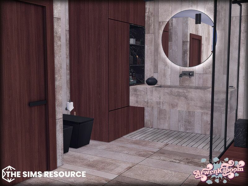 Arcum Bathroom / Bathroom 1 Arcum Bathroom / Bathroom Sims 4 CC