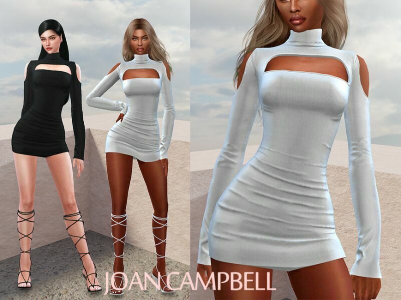 ARI Dress 1 ARI Dress Sims 4 CC