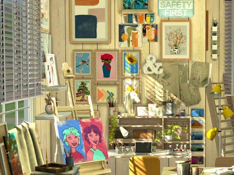 Artists Study – CC By Flubs79 1 Artists Study – CC By Flubs79 Sims 4 CC