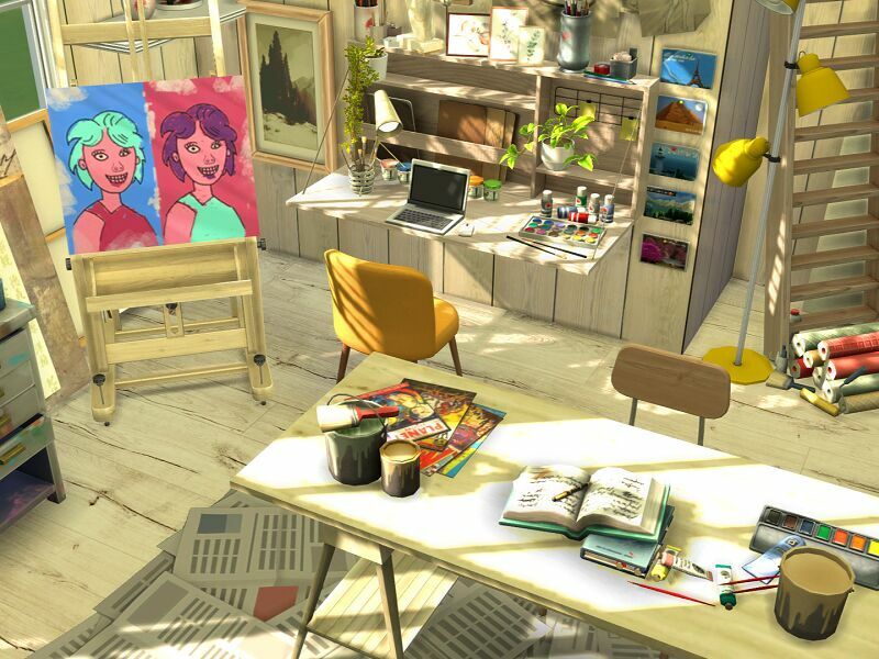 Artists Study – CC By Flubs79 5 sims 4 cc artists study cc by flubs79 2