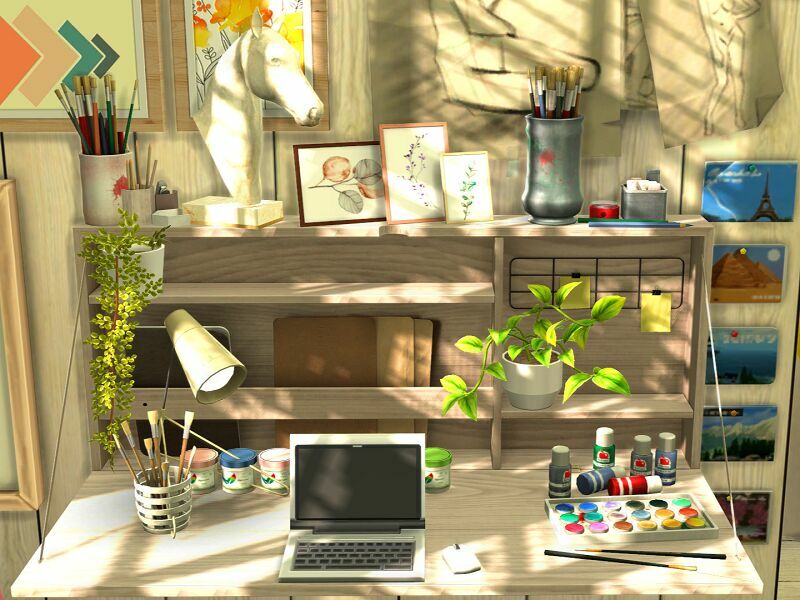 Artists Study – CC By Flubs79 3 sims 4 cc artists study cc by flubs79 4