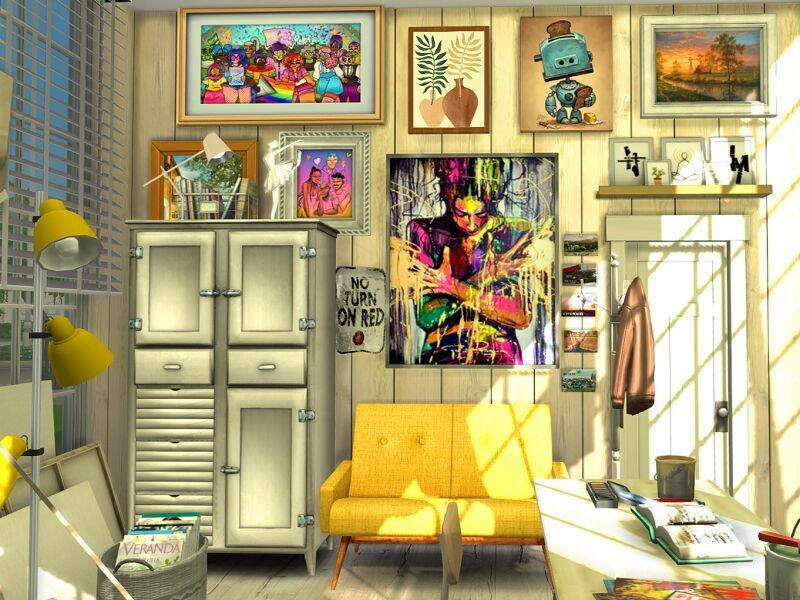 Artists Study – CC By Flubs79 2 sims 4 cc artists study cc by flubs79 5