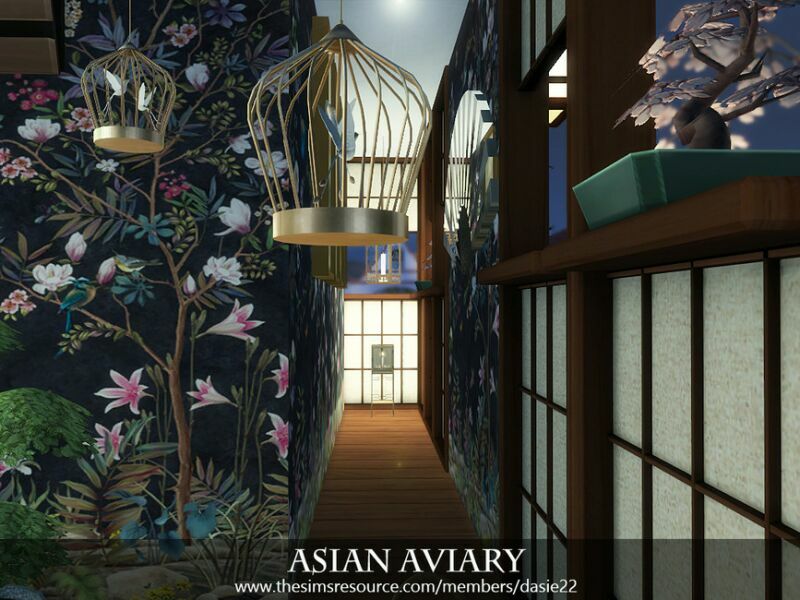 Asian Aviary By Dasie2 4 sims 4 cc asian aviary by dasie2 4