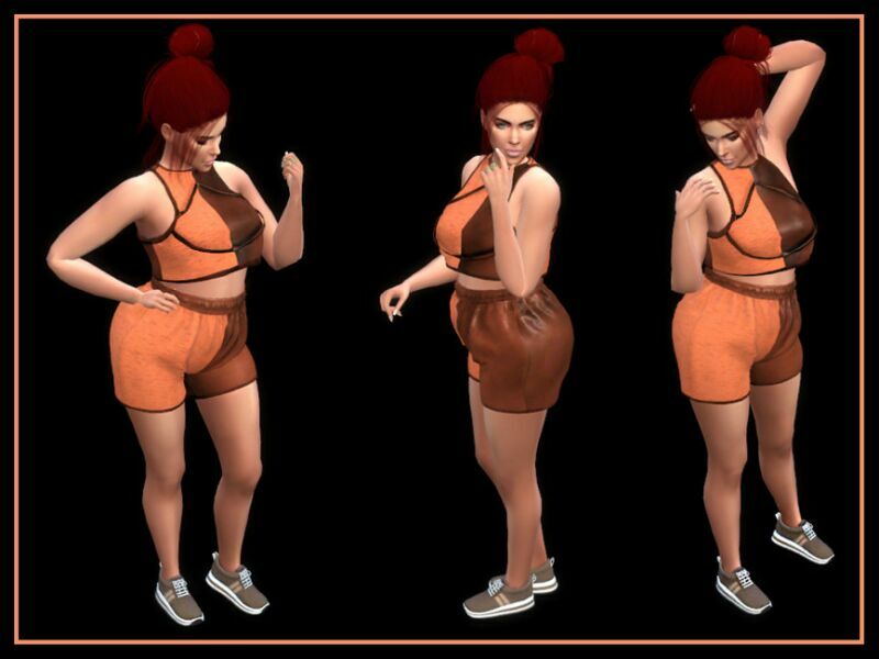 Athletic TOP With Half Leather Detail By Nadiafabulousflow 2 sims 4 cc athletic top with half leather detail by nadiafabulousflow 2