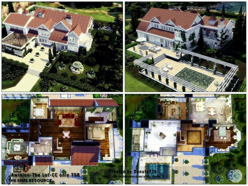 Awinion-The Lot-Cc Only TSR By Danuta720 7 sims 4 cc awinion the lot cc only tsr by danuta720 2