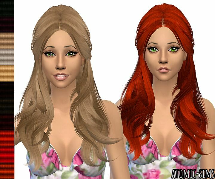 B-Flysims Hair 091 Retexture By Atomic-Sims 1 B-Flysims Hair 091 Retexture By Atomic-Sims Sims 4 CC