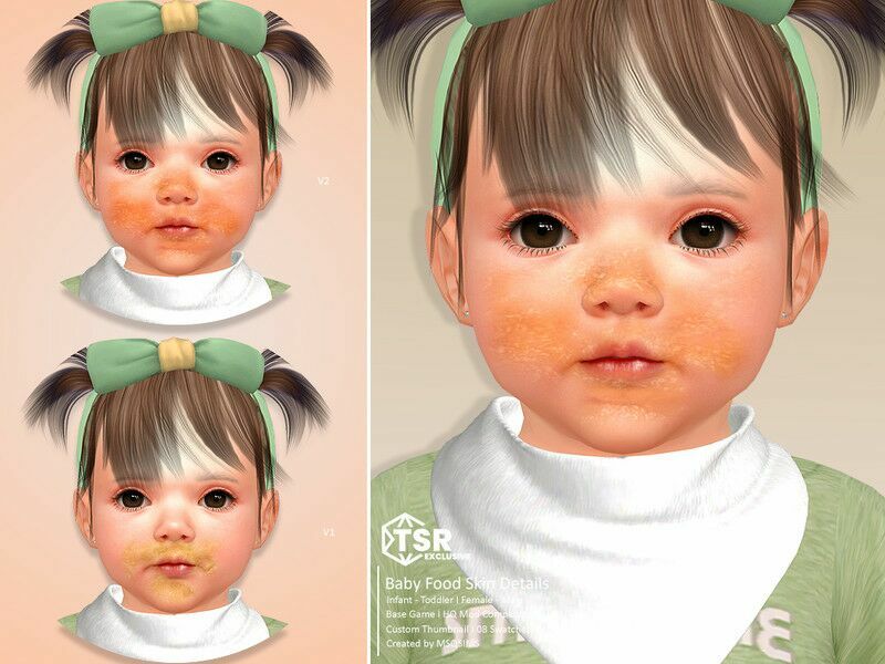 Baby Food Skin Details By Msqsims 1 Baby Food Skin Details By Msqsims Sims 4 CC