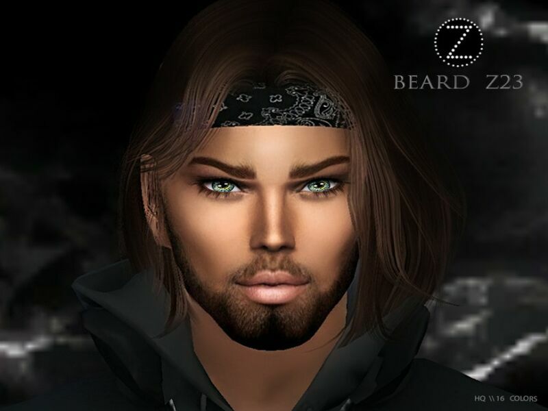 Beard Z23 By Zenx 1 Beard Z23 By Zenx Sims 4 CC