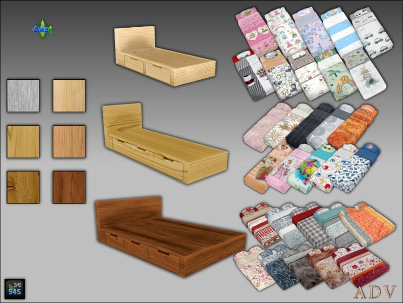 BED Frames And Beddings 1 BED Frames And Beddings Sims 4 CC