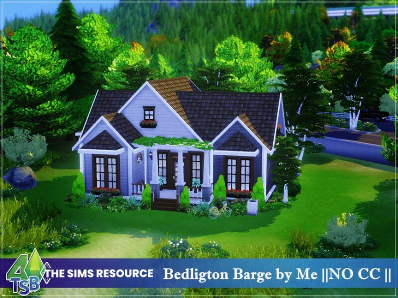 Bedligton Barge By ME By Bozena 1 Bedligton Barge By ME By Bozena Sims 4 CC