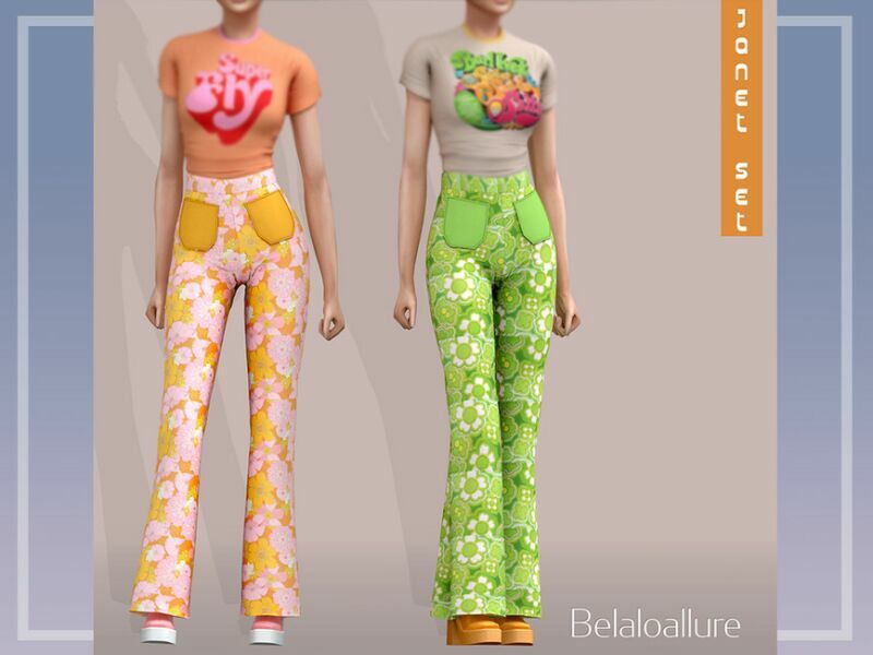 Belaloallure_Janet Pants (Patreon) By Belal1997 1 Belaloallure_Janet Pants (Patreon) By Belal1997 Sims 4 CC