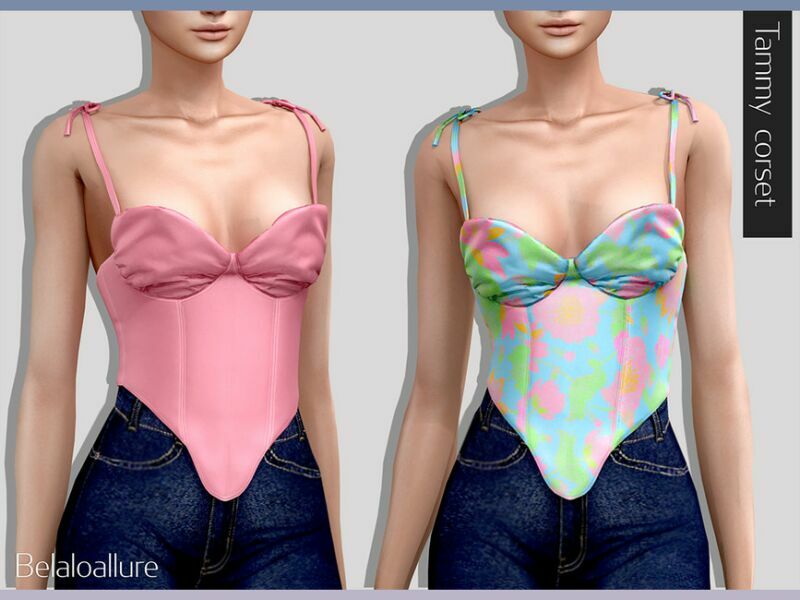 Belaloallure_Tammy Corset (Patreon) By Belal1997 1 Belaloallure_Tammy Corset (Patreon) By Belal1997 Sims 4 CC