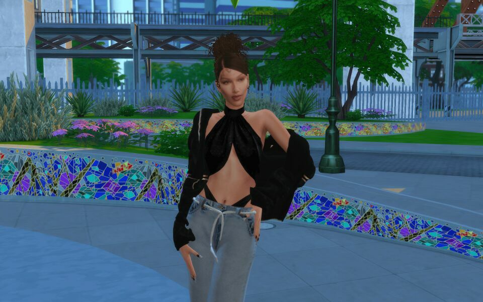 Bella Hadid SIM + Skin + Eyes By Tunnelvision 2 sims 4 cc bella hadid sim skin eyes by tunnelvision 2