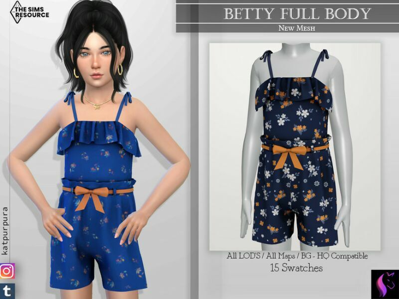 Betty Full Body By Katpurpura 1 Betty Full Body By Katpurpura Sims 4 CC