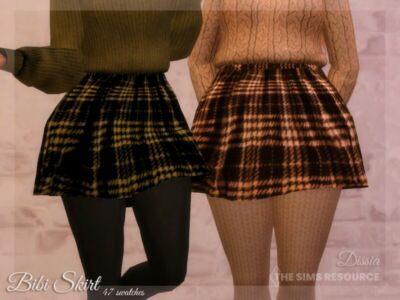 Bibi Skirt By Dissia Sims 4 CC