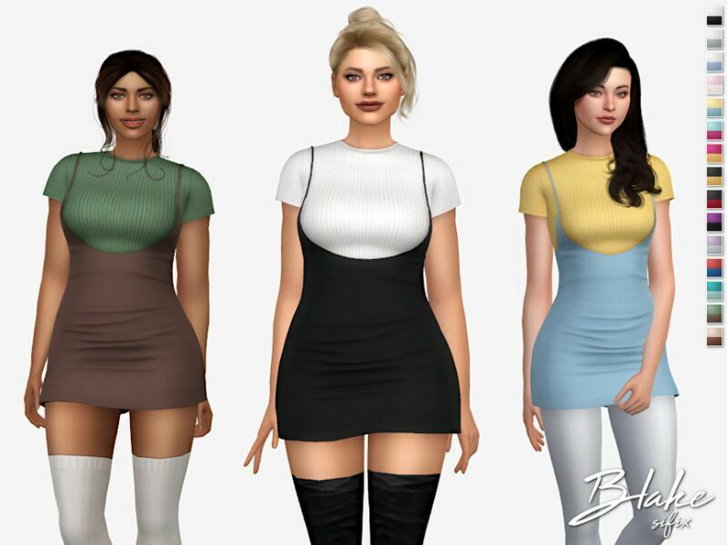 Blake Dress By Sifix 1 Blake Dress By Sifix Sims 4 CC