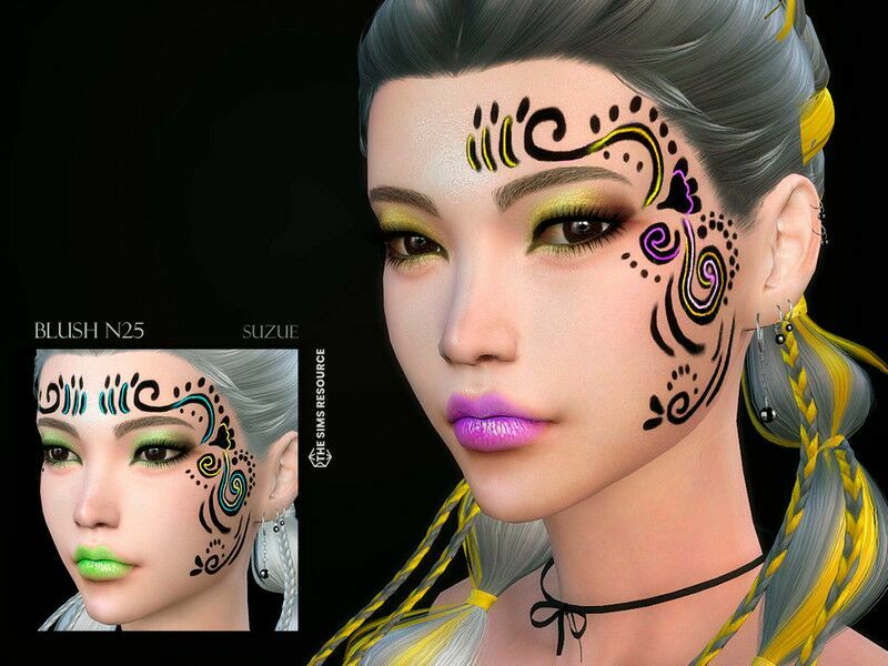 Blush N25 By Suzue 1 Blush N25 By Suzue Sims 4 CC
