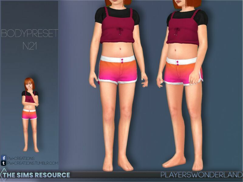 Bodypreset N21 By Playerswonderland 1 Bodypreset N21 By Playerswonderland Sims 4 CC