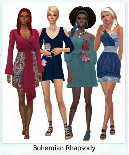 Bohemian Rhapsody SET 1 Bohemian Rhapsody SET Sims 4 CC