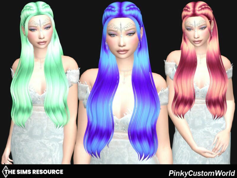 Bonus Retexture Of Enchanted Hair By Enriques4 By Pinkycustomworld 4 sims 4 cc bonus retexture of enchanted hair by enriques4 by pinkycustomworld 2